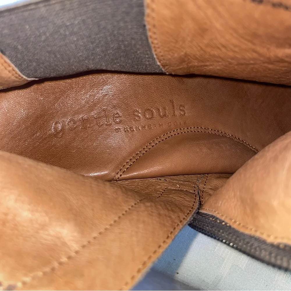 Gentle Souls Gray leather booties - Picture 7 of 8